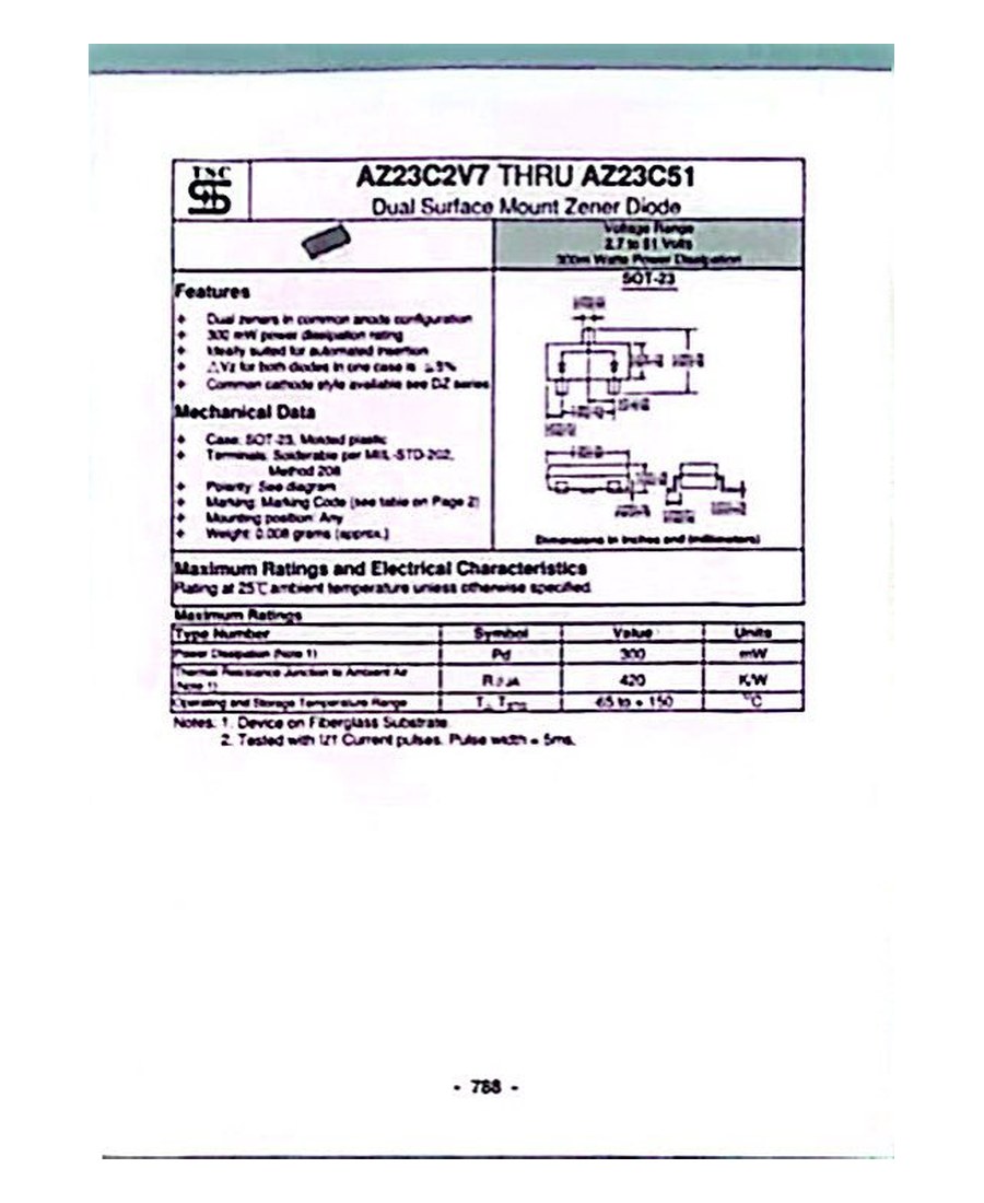 CamScanner result of the same angled datasheet photo