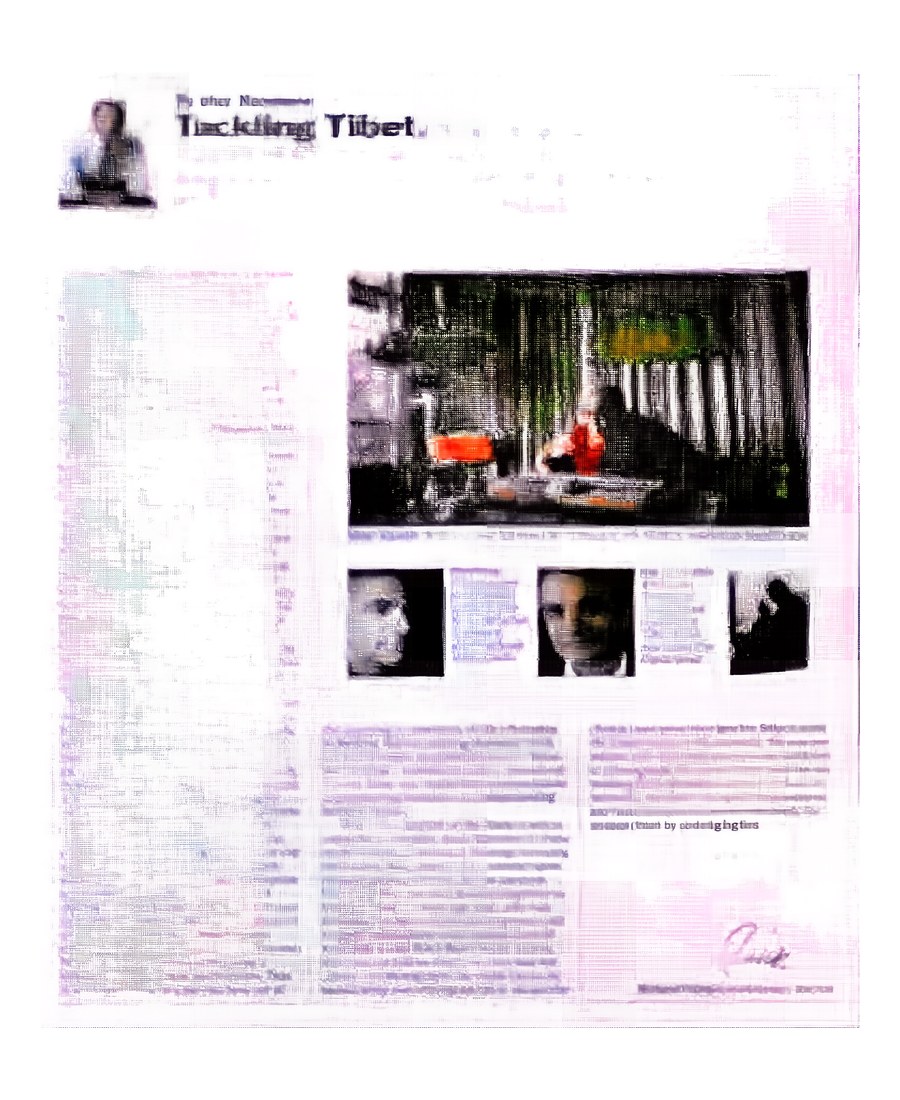 Web Document Scanner flattened magazine scan